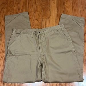 Carhartt relaxed fit flannel lined pants
